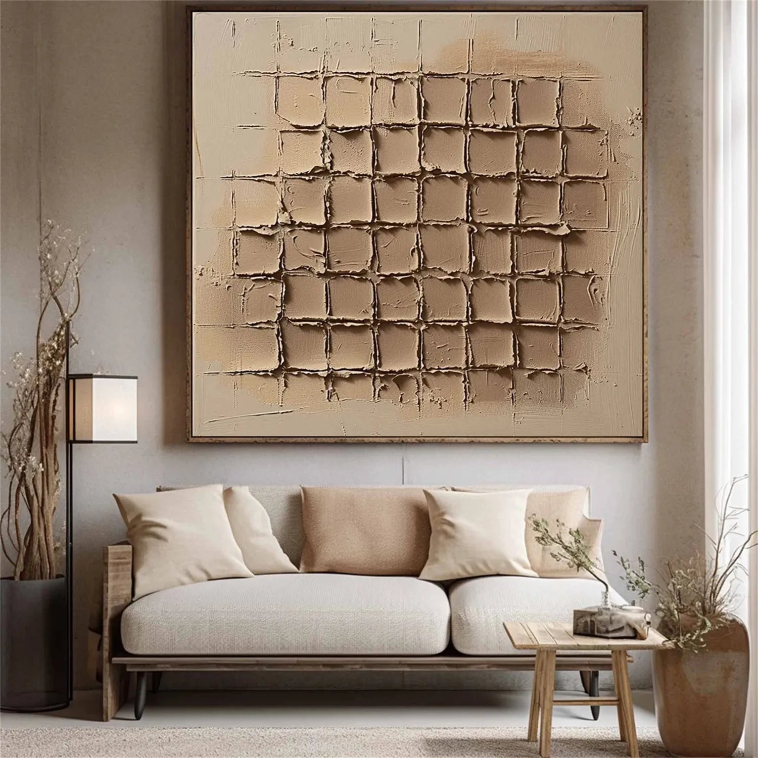Abstract Tranquility Art Painting #WS171 - Modern Wall Decor for Living Room, Bedroom & Office - Calming Abstract Canvas Artwork
