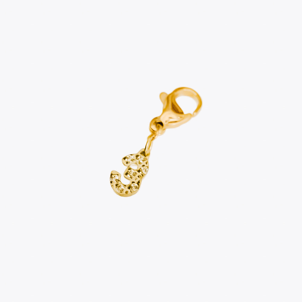 BUNDLED Number Charm Bar Chanelle Charms - Waterproof Jewelry for DIY Bracelets & Necklaces | Perfect for Gifts, Parties, and Everyday Wear