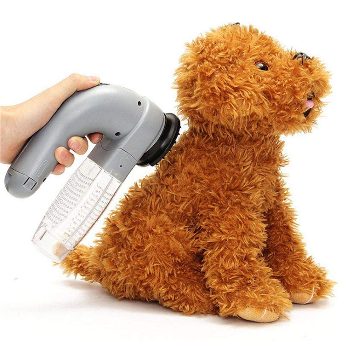 Candora Electric Pet Hair Vacuum Cleaner - Dog Grooming Massage Tool for Shedding & Hair Removal - Perfect for Home Pet Cleaning & Grooming Sessions