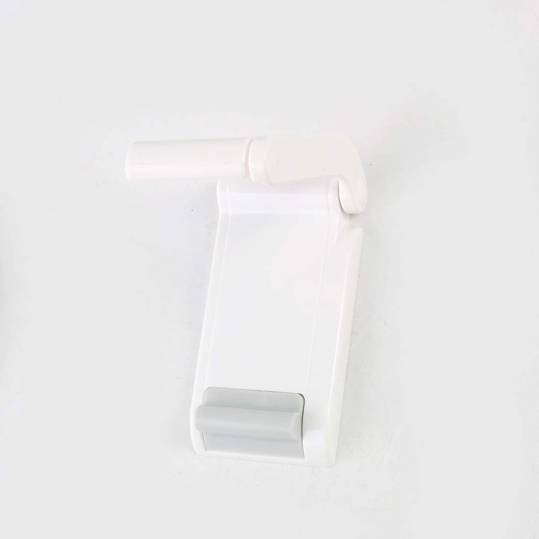 Adjustable Magnetic Toilet Paper Holder - White Plastic Bathroom Tissue Roll Bracket for Home, Kitchen, RV & Office Use