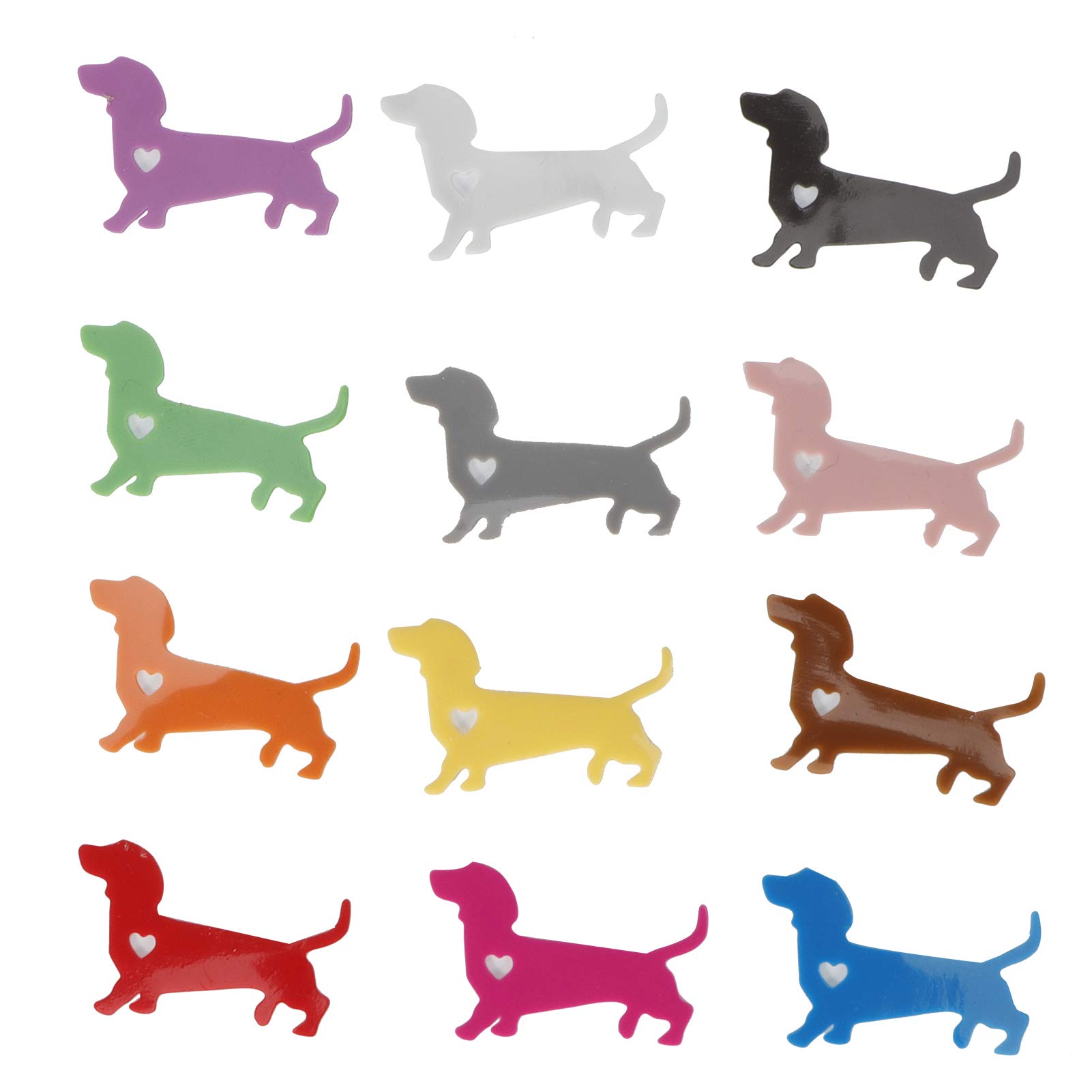 Zerodis 24-Piece Wine Glass Markers Set - Cute Cat & Dog Shaped Drink Identifiers for Wine, Cocktail, and Champagne Glasses - Perfect for Bar Parties, Dinner Events, and Wedding Receptions