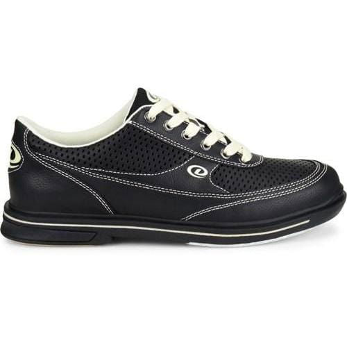 Dexter Men's Turbo Pro Black/Cream Bowling Shoes - Lightweight & Comfortable for League Play & Tournaments - Perfect for Professional & Casual Bowlers