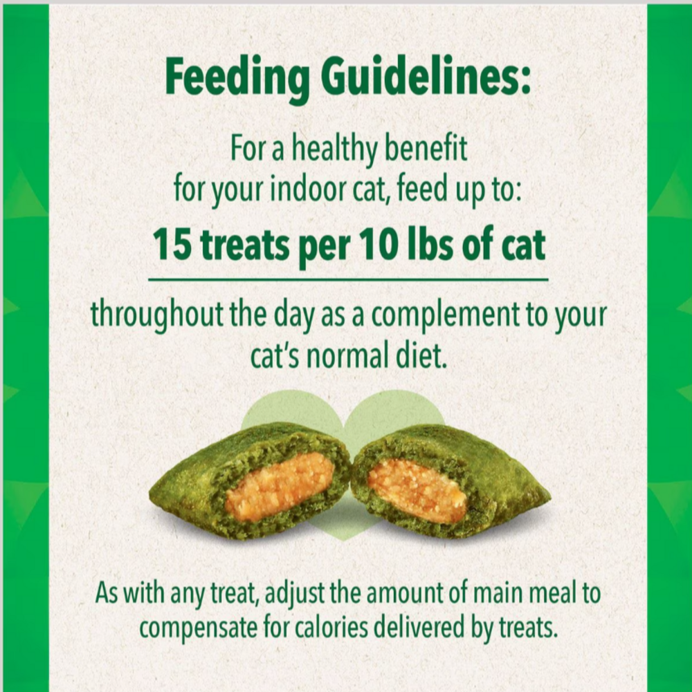 Greenies Smartbites Skin & Fur Chicken Flavor Cat Treats - Healthy Dental Snacks for Cats with Skin & Coat Benefits - Perfect for Training, Rewards & Daily Treats
