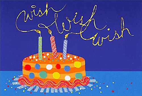 Pictura Wish Candles - Orange Cake Scented Birthday Candles for Cake Decorating, Party Favors & Home Fragrance