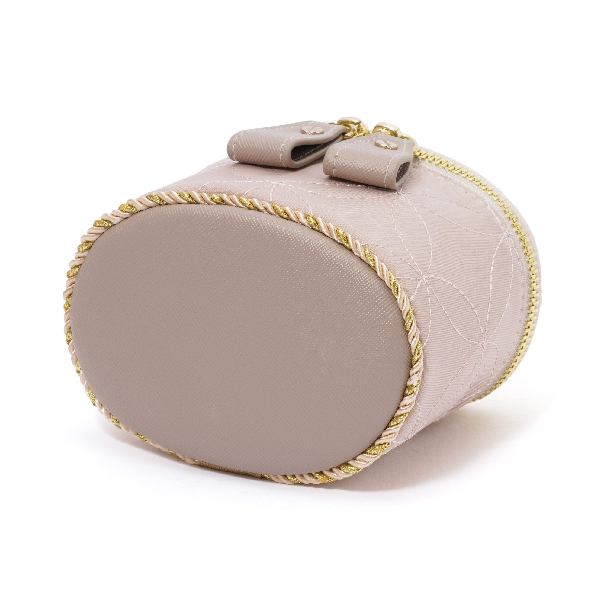 Bell Vanity Pouch Mini Grey - Small Cosmetic Bag for Makeup & Travel Essentials | Perfect for Women's Toiletries, Jewelry & Daily Organizer (Grey)