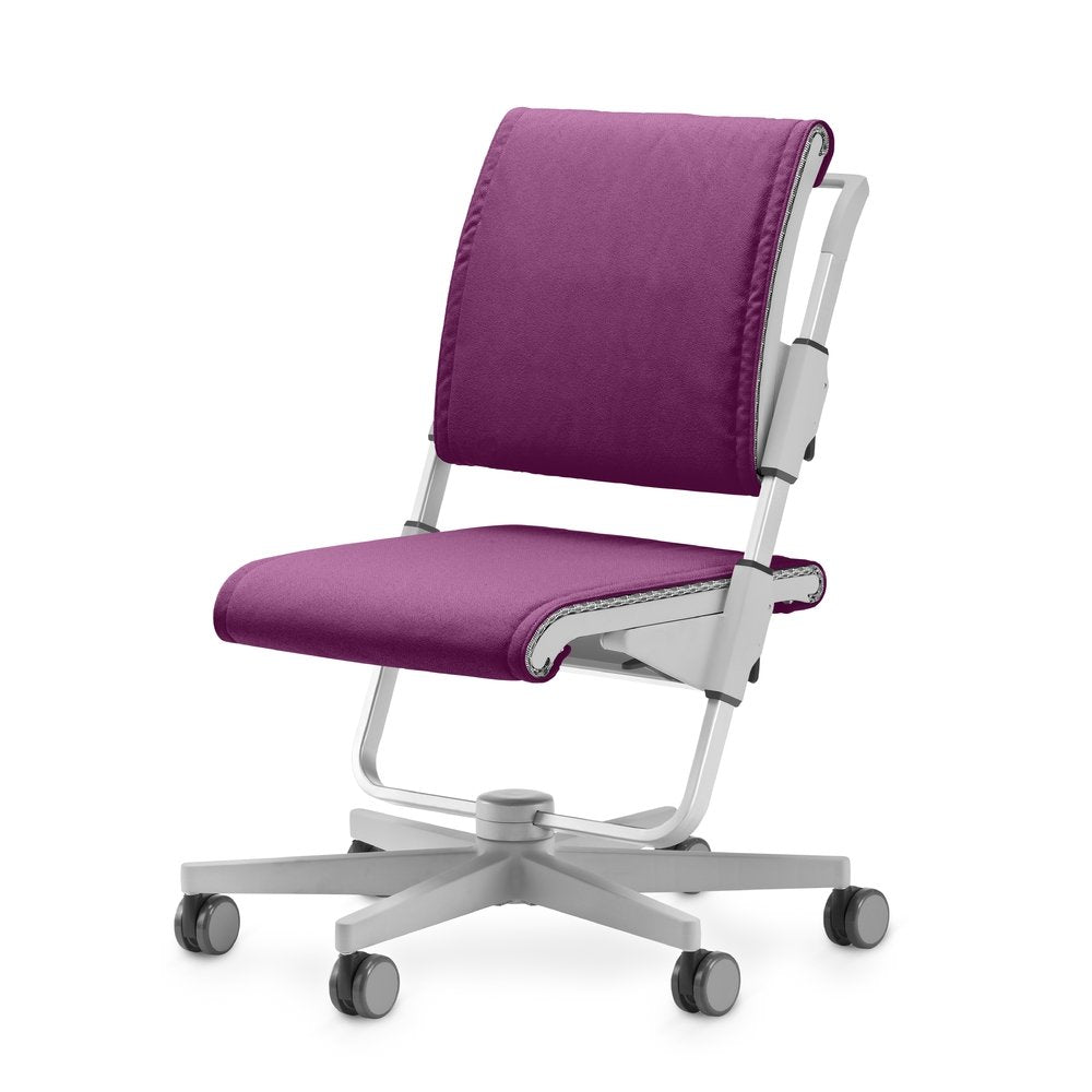 Moll Scooter Chair Grey - Portable Rolling Stool for Office, Workshop & Home Use - Ergonomic Seat with Wheels for Comfort & Mobility