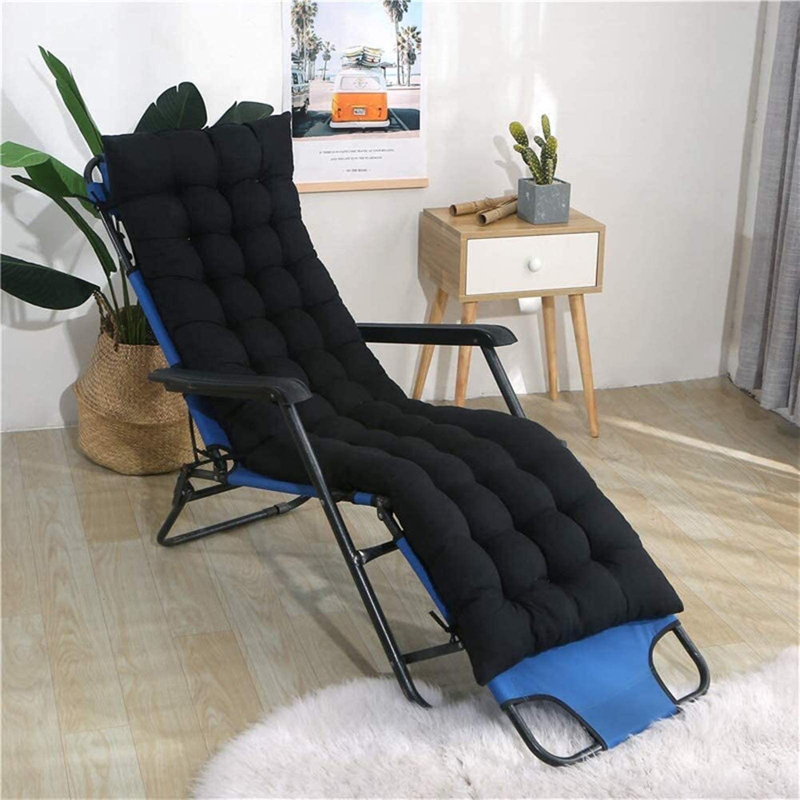Comfortable Rocking Chair Cushion Set with Ties - Soft Foam Seat & Back Cushions for Recliners, Garden Chairs, and Indoor Use - Perfect for Relaxing in Living Room, Patio or Outdoor Spaces