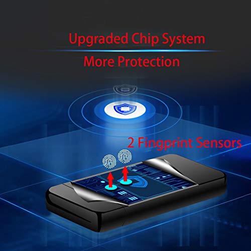Windproof USB Rechargeable Plasma Arc Lighter - Black for Outdoor Camping