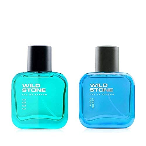 Wild Stone Edge & Hydra Energy Perfume Spray Combo for Men - 2 Pack (30ml Each) | Long-Lasting Fragrance for Work, Date Night & Special Occasions