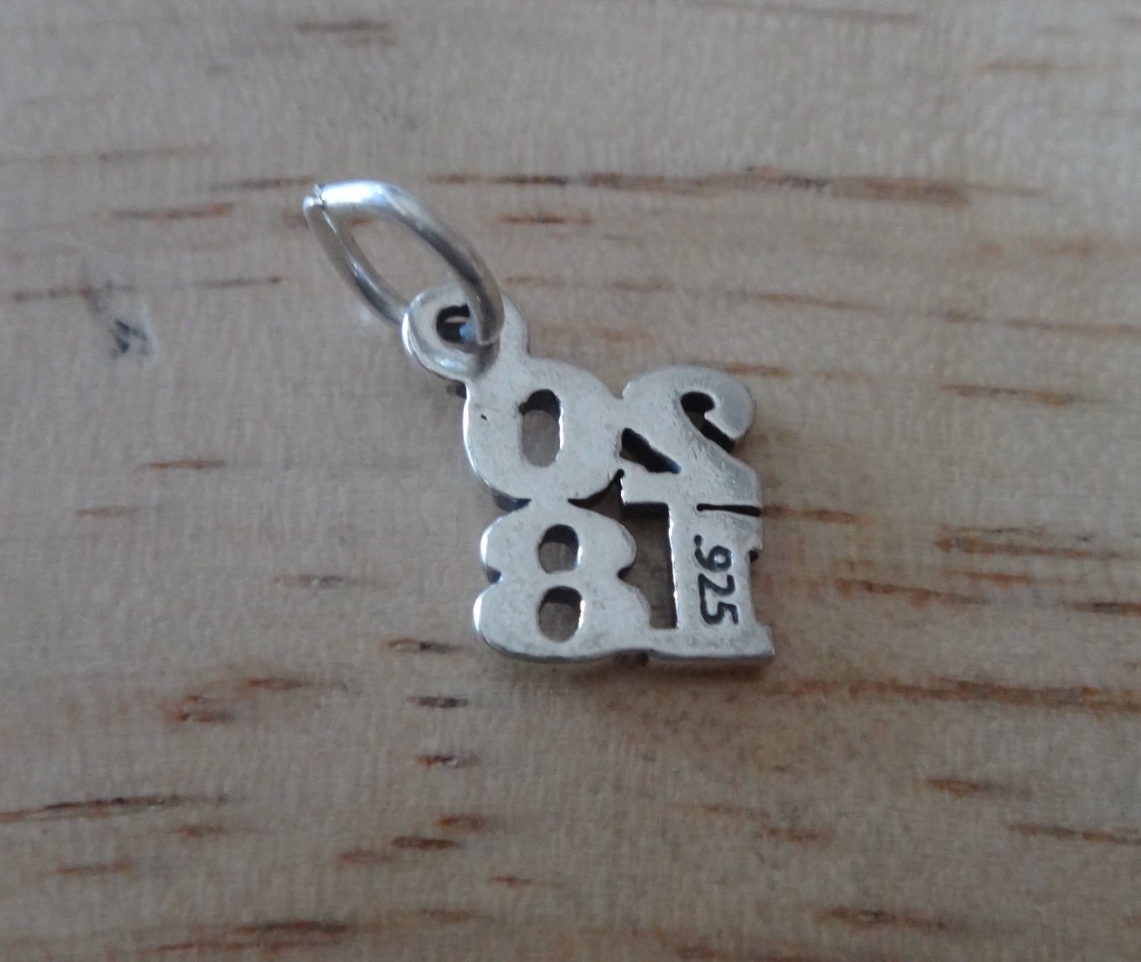 Wholesale 12x11mm Sterling Silver Stacked Graduation Charm for Jewelry Making - Pendant, Bracelet & DIY Craft Supplies - Perfect for High School & College Graduation Gifts 2018