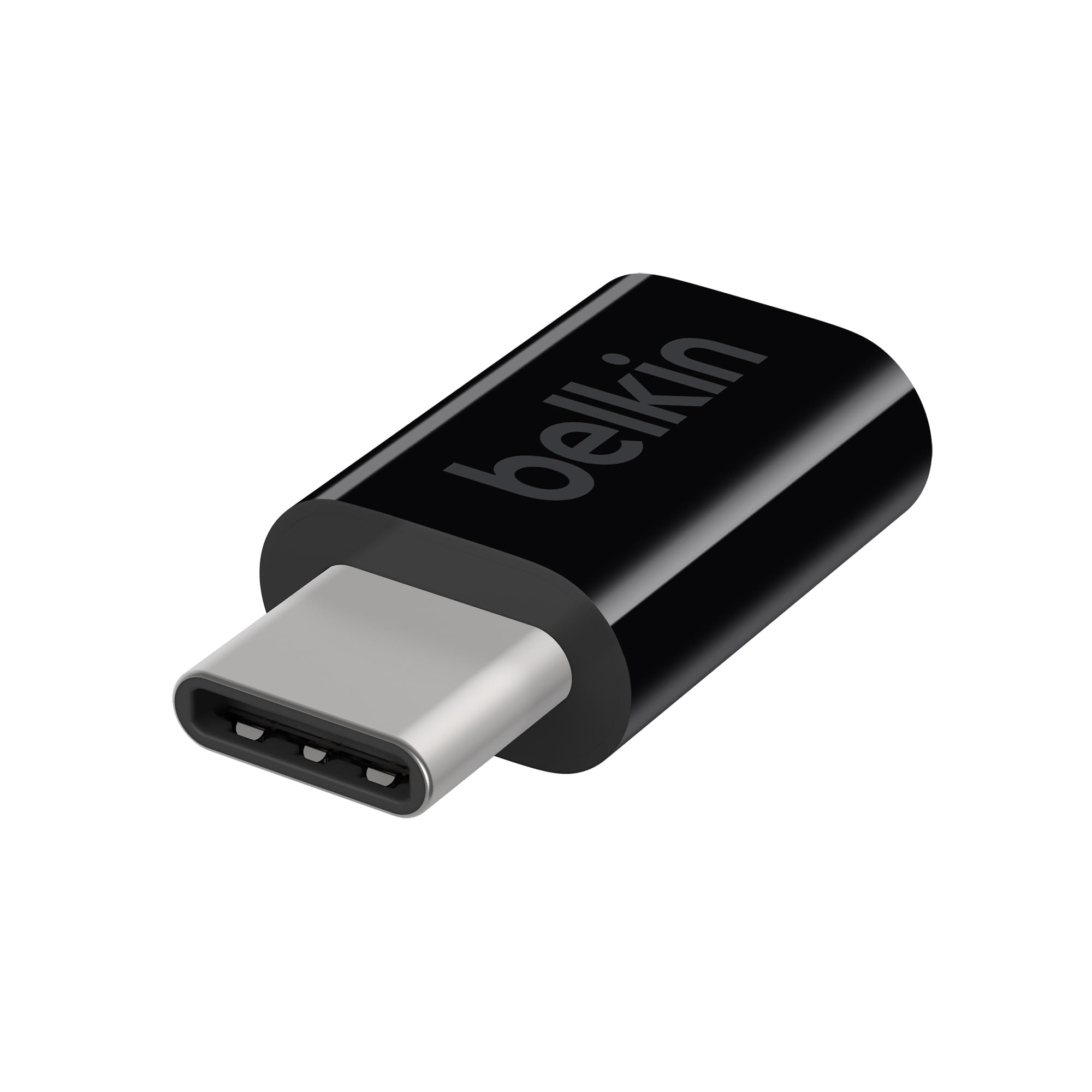 Belkin USB Type C to Micro USB Adapter - 5V/2.4A Fast Charging, 12W Power Delivery, USB 2.0 Compatible - USB-IF Certified, Compact & Portable Design - Perfect for Smartphones, Tablets, and Other USB Devices