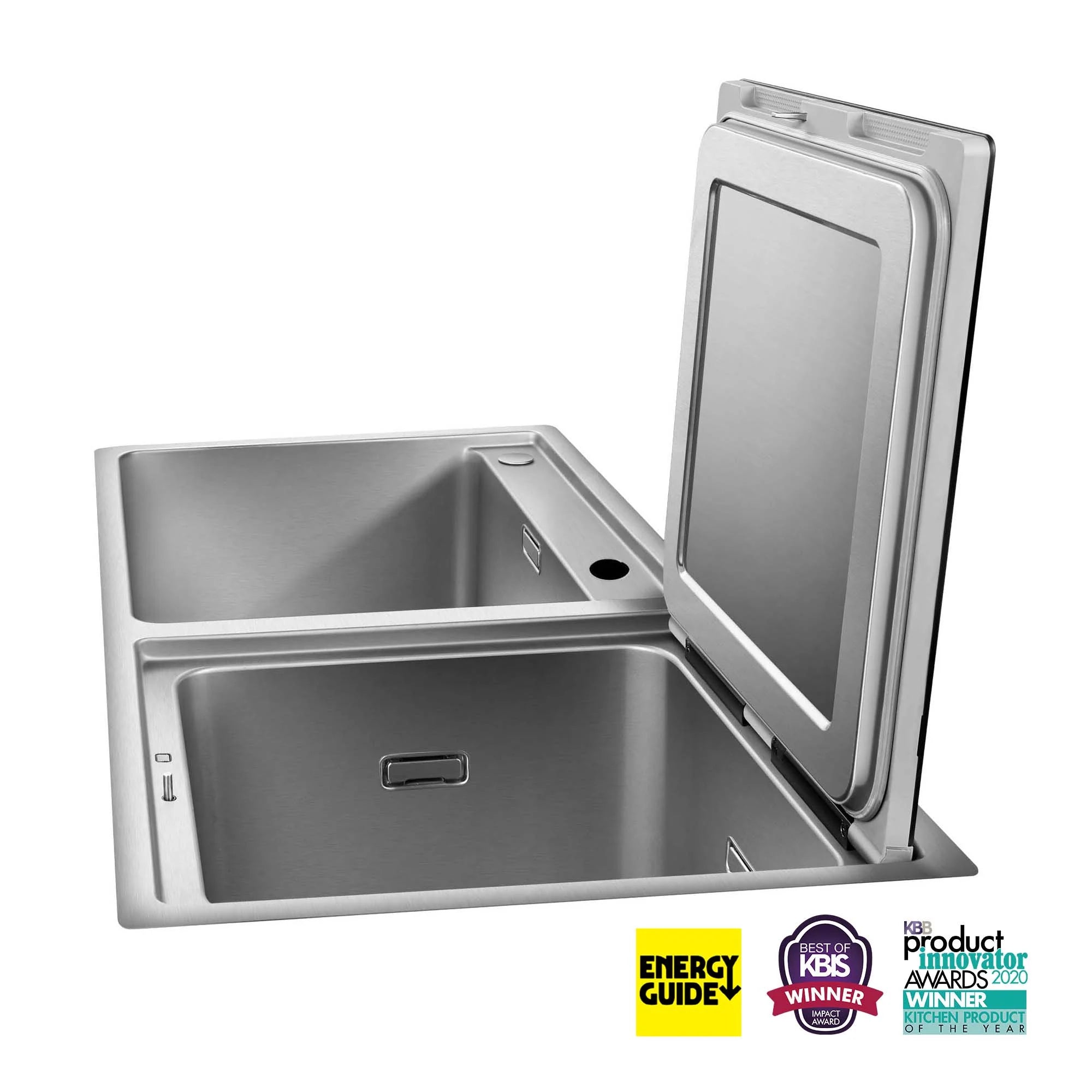 Fotile SD2F P3 2-in-1 Built-in Sink Dishwasher Combo System - Space Saving Kitchen Appliance for Small Homes & Apartments