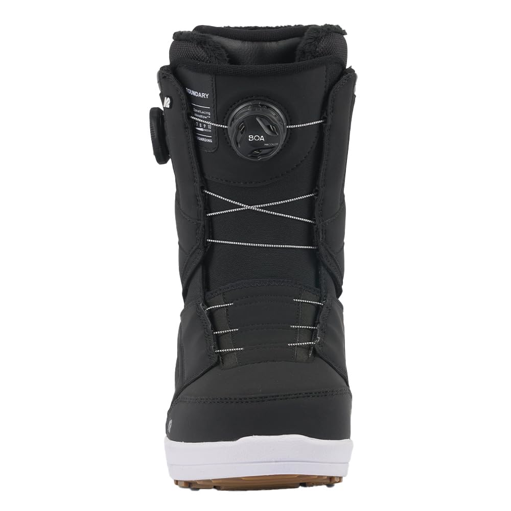 K2 Boundary Men's Snowboard Boots - Waterproof & Comfortable for All-Mountain Riding - Perfect for Freestyle, Park, and Backcountry Snowboarding