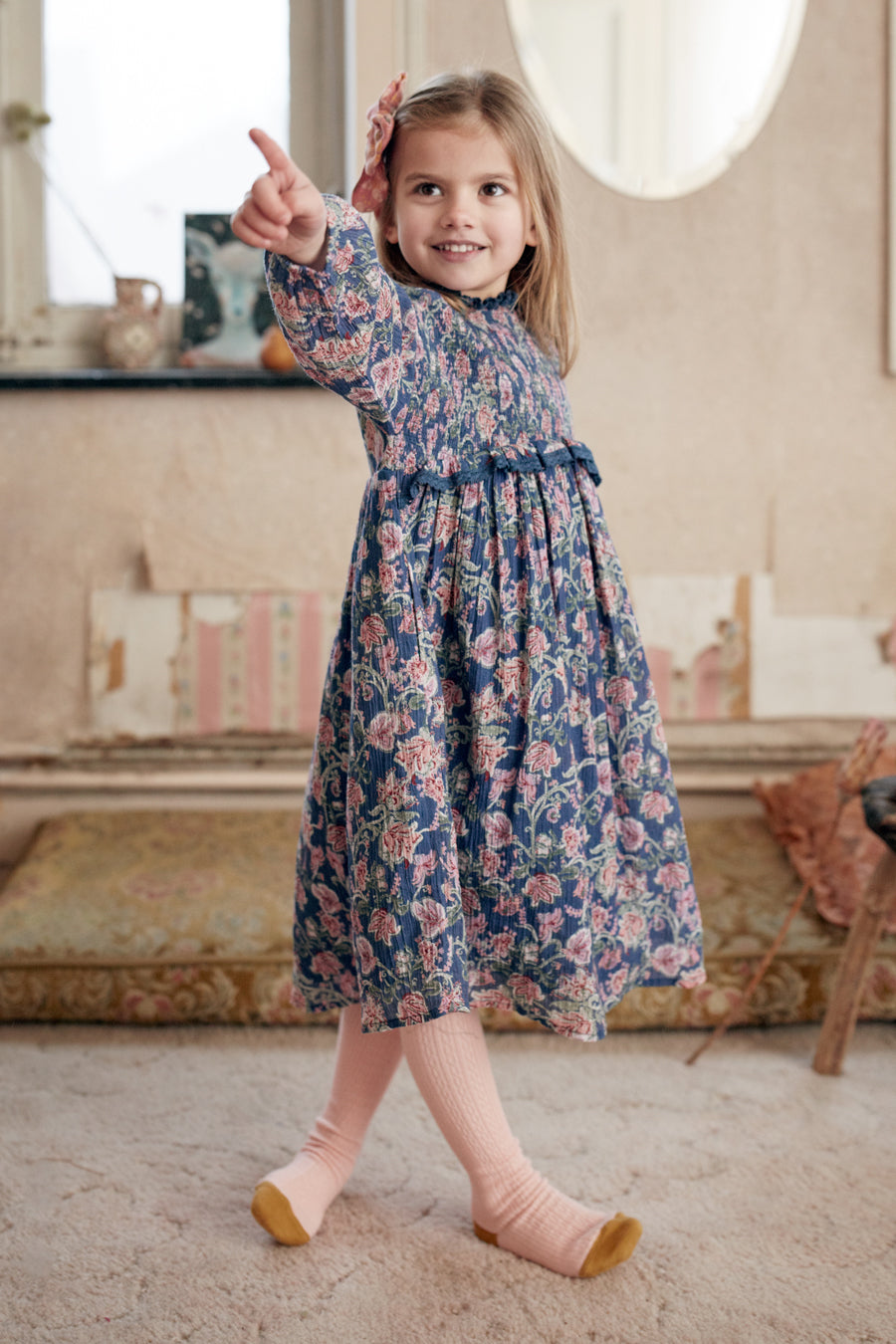 Girls' Floral Summer Dress - Louise Misha Vexa Collection | Perfect for Birthday Parties, School Events & Family Photos