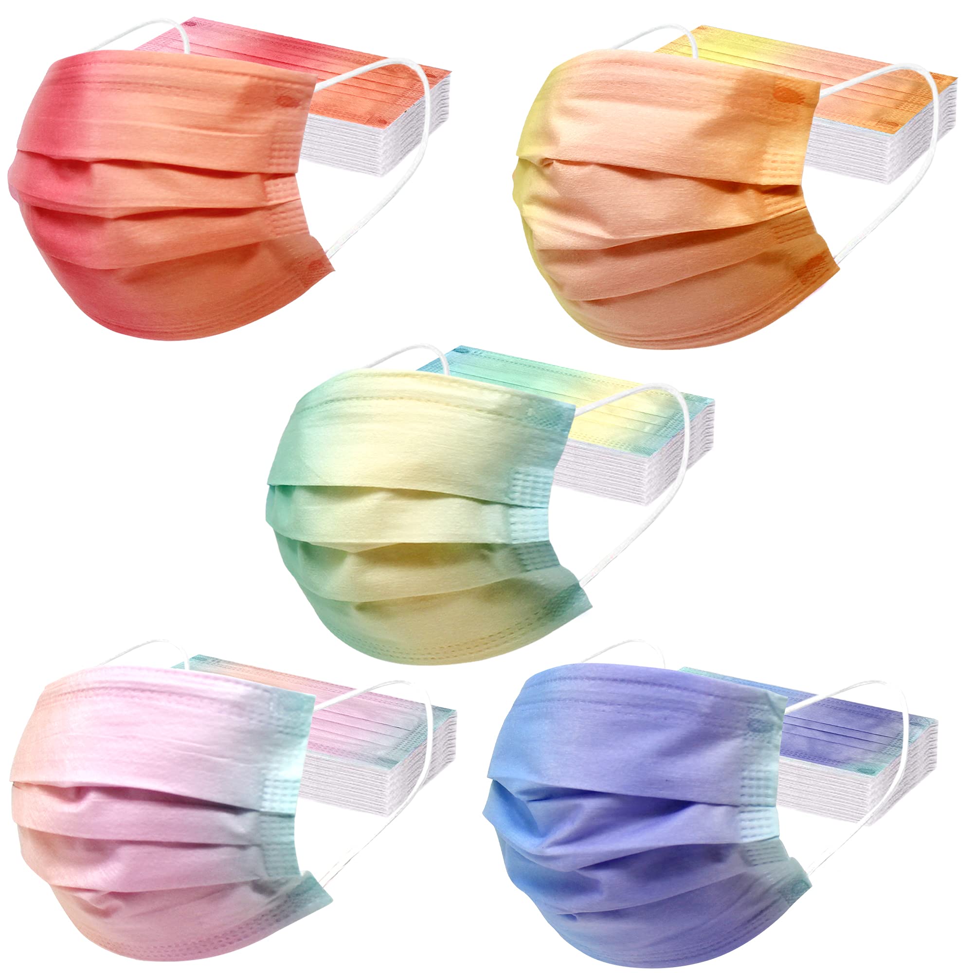 Kids Disposable Face Masks - Breathable Dust Protection (50 Pack) for School & Outdoor