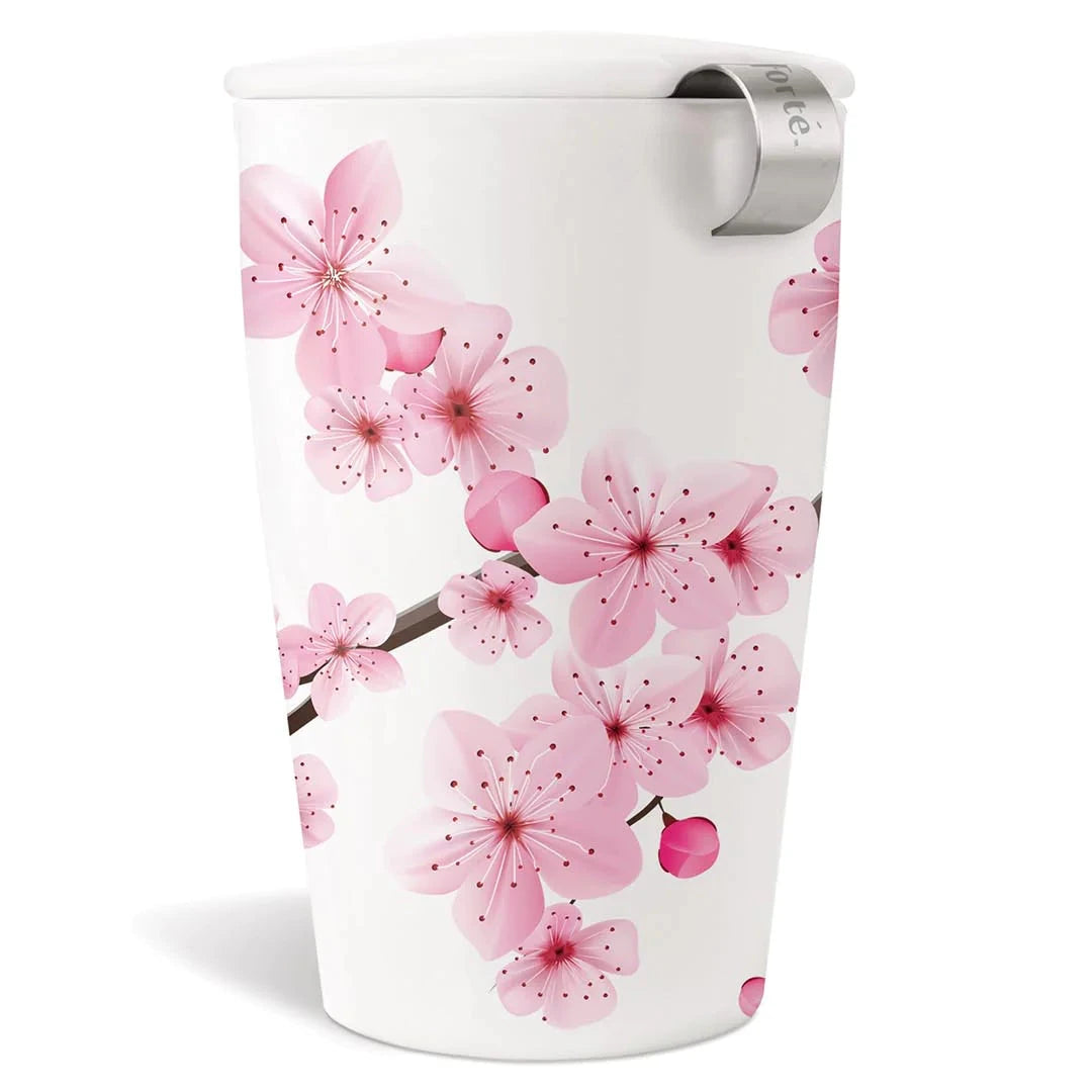 Tea Forte KATI Infuser Cup - Premium Loose Leaf Tea Brewing Mug with Built-in Strainer - Perfect for Home, Office & Gift Giving
