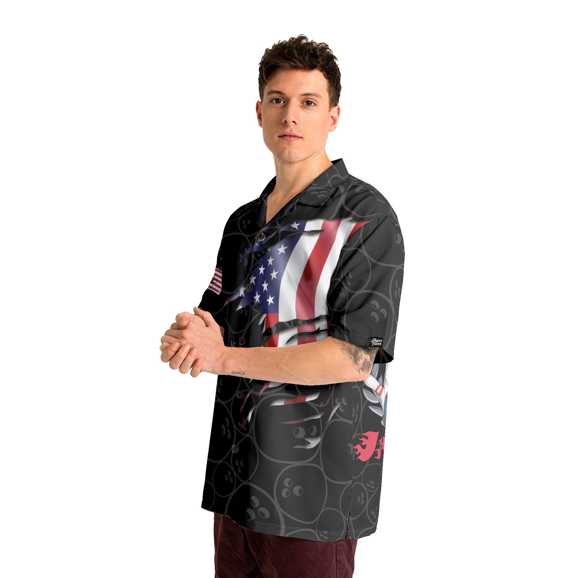 Custom Personalized Bowling Shirts with Names for Men & Women - Stylish Hawaiian Bowling Team Shirts - Perfect for Bowling Leagues, Tournaments & Casual Wear