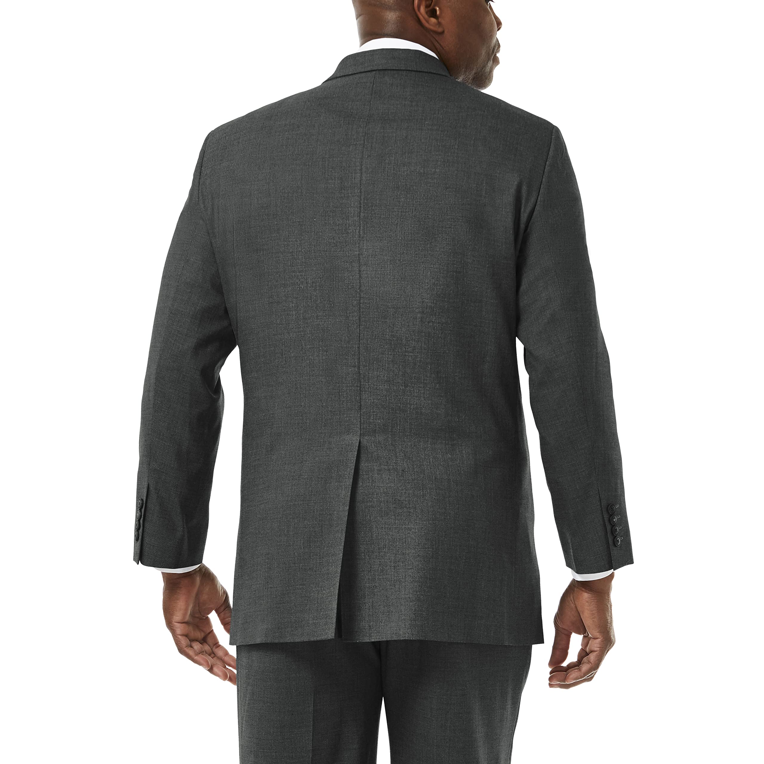 Haggar Men's Premium Stretch Classic Fit Big & Tall Suit Separates - Pants & Jacket Set for Business, Wedding & Formal Occasions