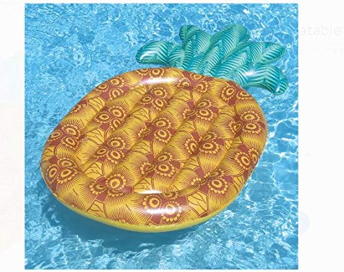 Swimline Pool Pizza Slice & Giant Inflatable Pineapple Float Bundle - Fun Summer Pool Party Floats for Adults & Kids - Perfect for Backyard Pools, Beach Vacations & Water Activities