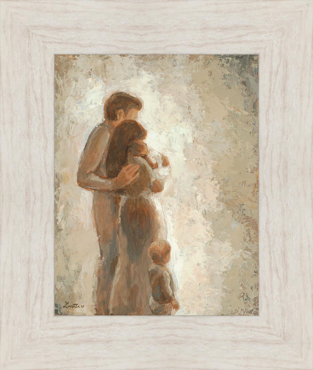 Family Looking Towards the Light - Inspirational Wall Art for Home Decor | Motivational Canvas Print for Living Room, Bedroom & Office | Perfect Gift for Family & Friends