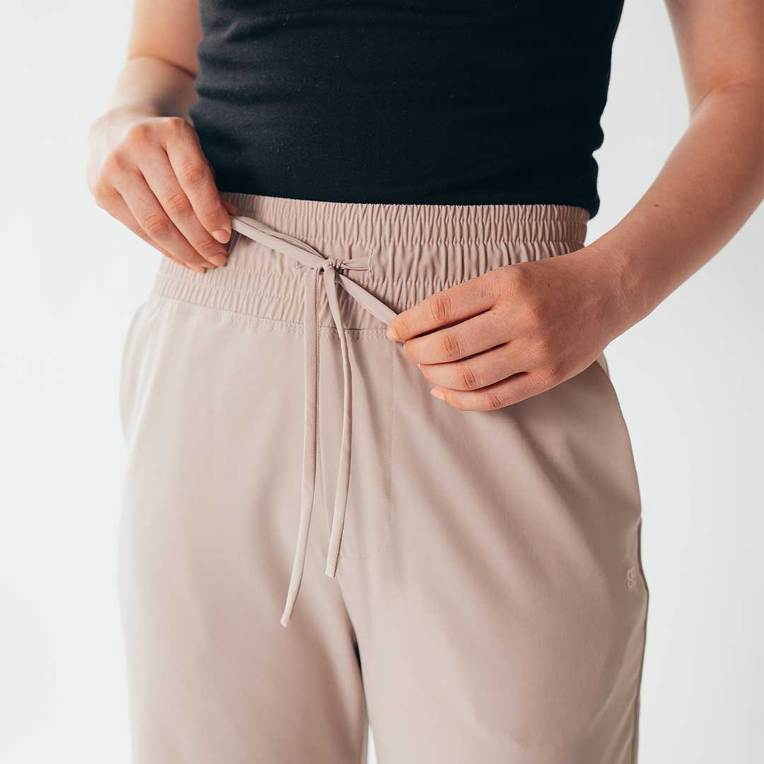 Audrey Women's Classic Trousers in Cobblestone - Perfect for Office Wear & Casual Outfits