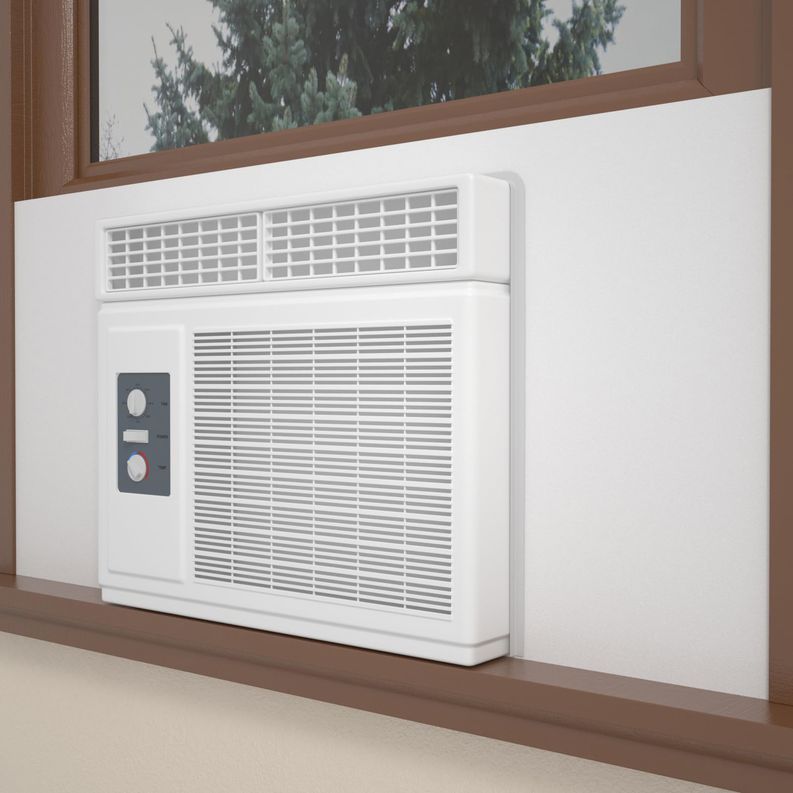 SZZSAF Window Air Conditioner Insulated Panel - Full Surround Insulation Kit for Summer & Winter, Foam Weather Stripping Seal to Block Drafts & Improve Energy Efficiency - Perfect for Home, Office & RV Use