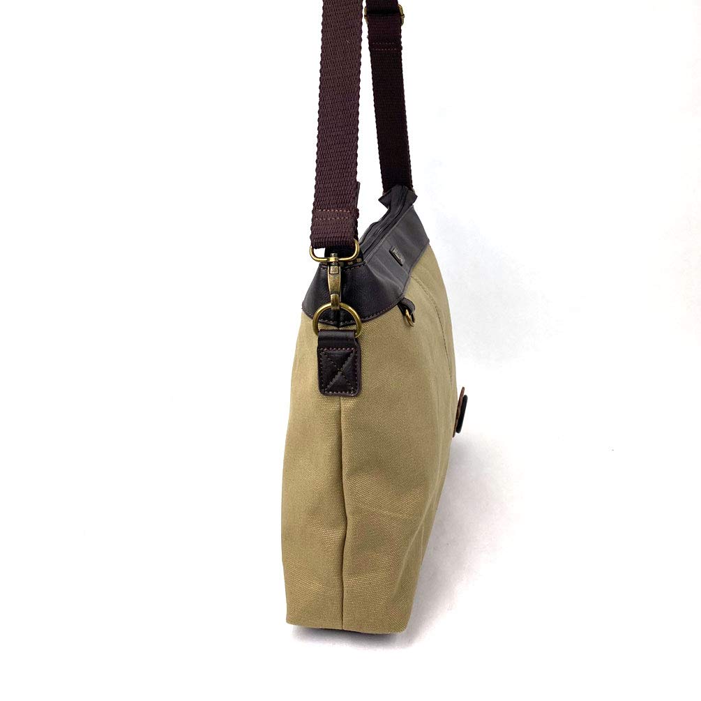 Chala Large Canvas Tote Bag with Leather Animal Characters - Stylish & Durable Shopping, Beach & Work Bag for Women