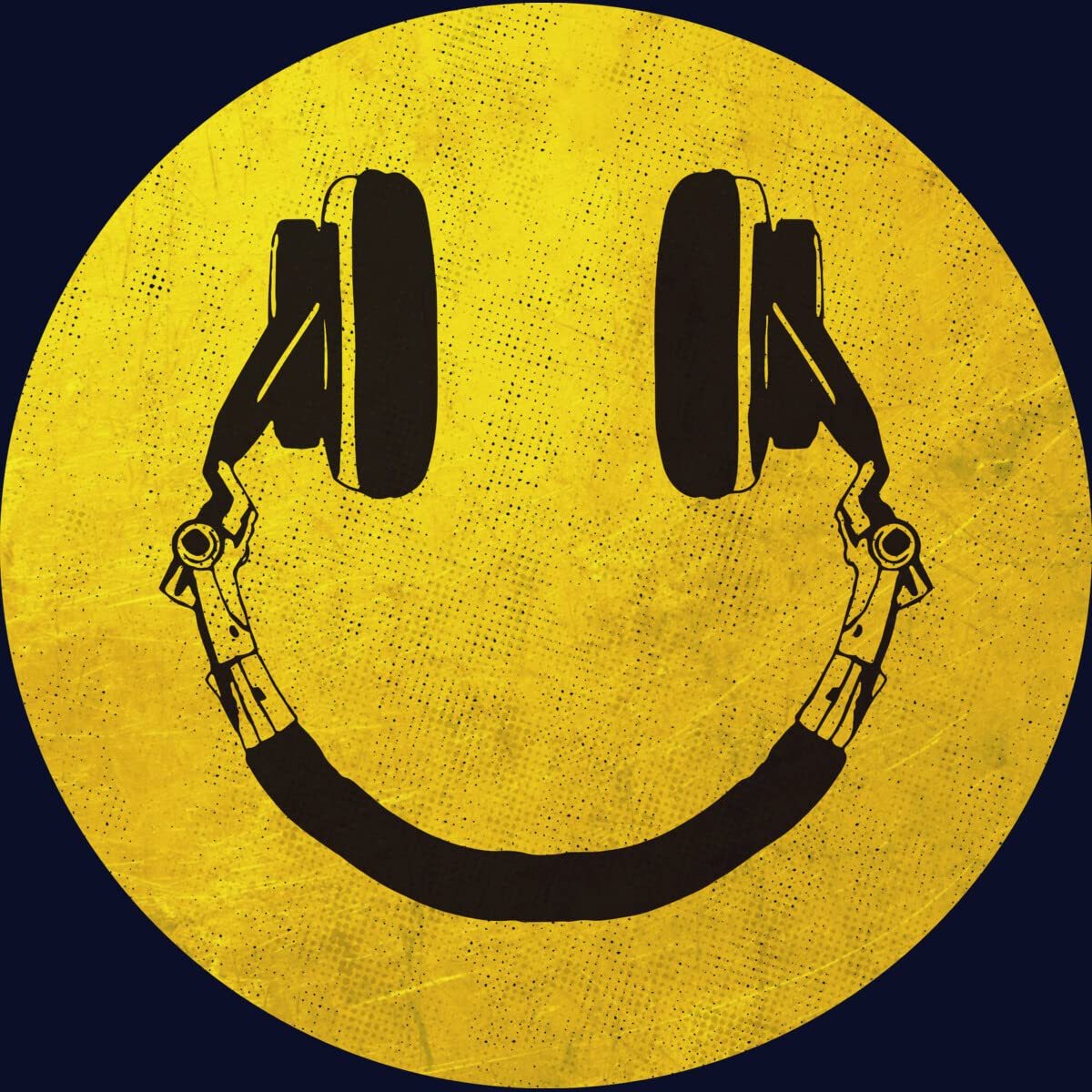 ArtTypeMachine Music Smile Graphic T-Shirt for Women - Soft Cotton Tee with Unique Band Design - Perfect for Concerts, Music Festivals & Casual Wear