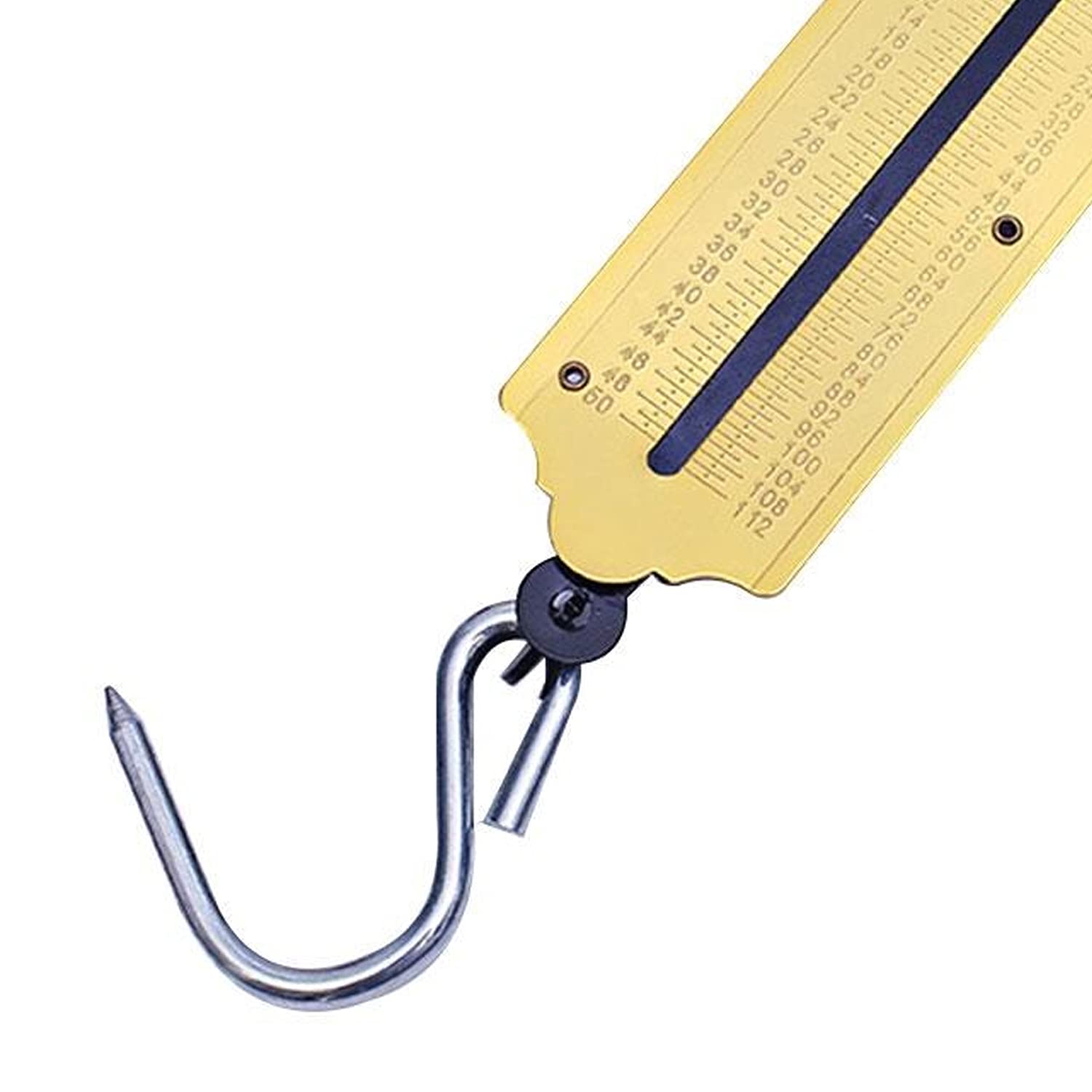 50Kg Digital Luggage Scale - Portable Hanging Weighing Device for Suitcases, Fishing, Farm & Market Use | Heavy Duty Spring Balance for Travel, Shipping, Food & Agriculture | Accurate Weight Measurement Tool