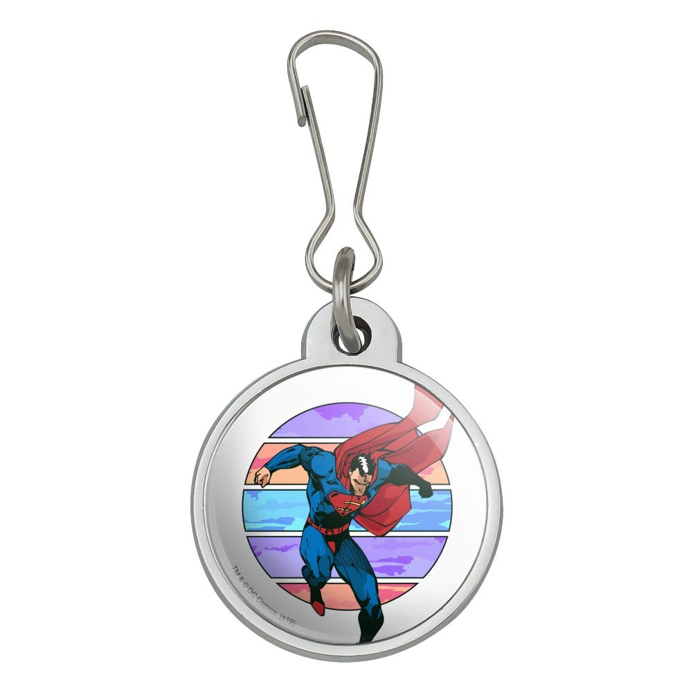 Superman Three Color Sky Jacket Handbag Purse Luggage Backpack Zipper Pull Charm - Stylish Accessory for Travel, Cosplay & Comic Conventions