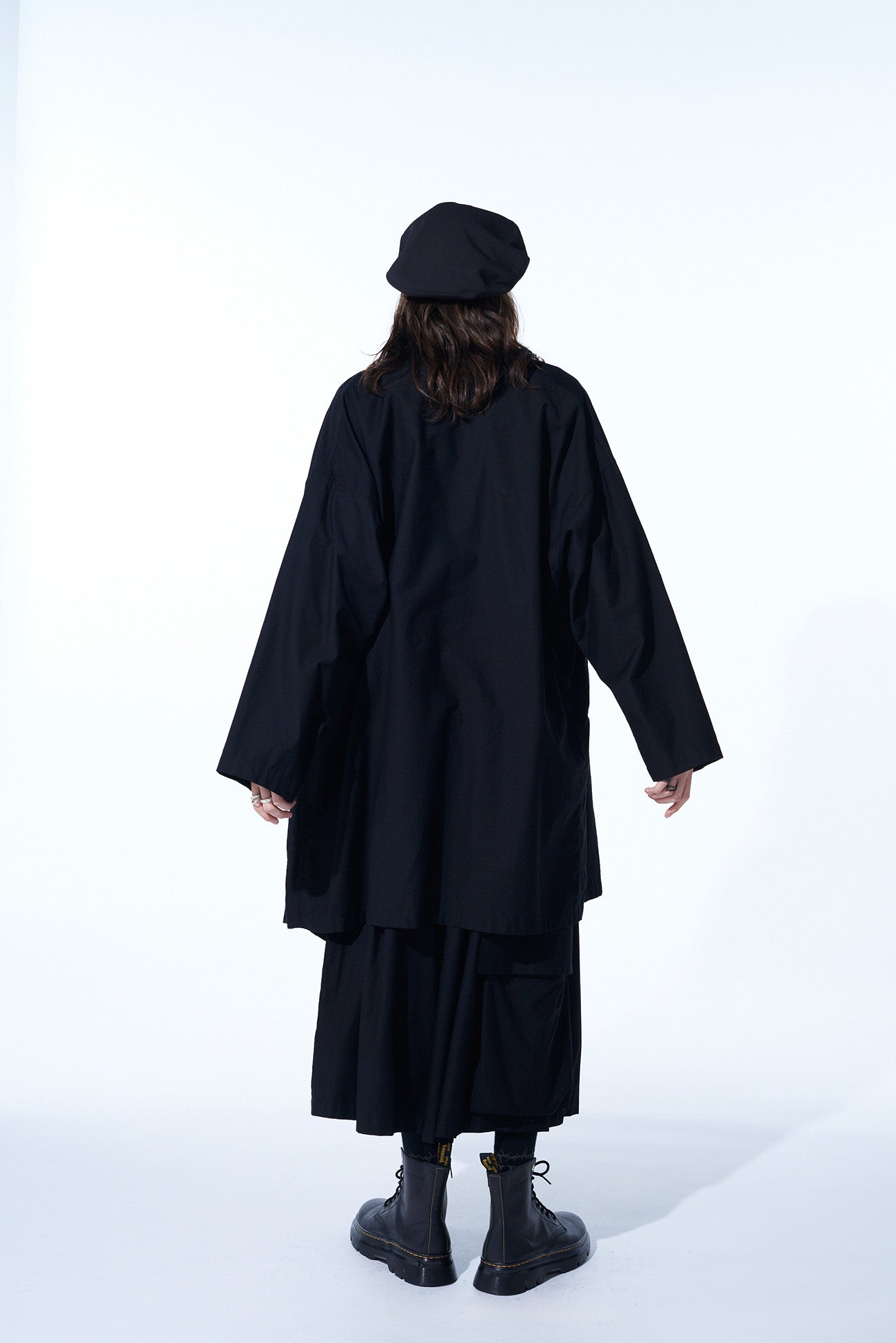 Premium Cotton Twill Flame Double Drape Coat for Women - Stylish Fall & Winter Outerwear for Casual & Formal Occasions