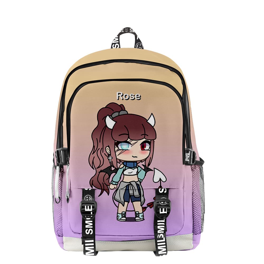 3D Gacha Life Backpack - Oxford Travel Bag for Teens & School