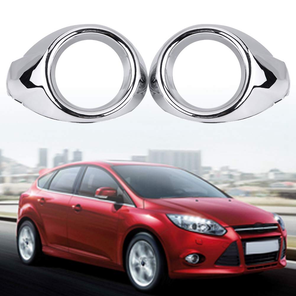 Ford Focus 2012-2014 Fog Light Bezel Cover - Front Bumper Trim for Night Driving
