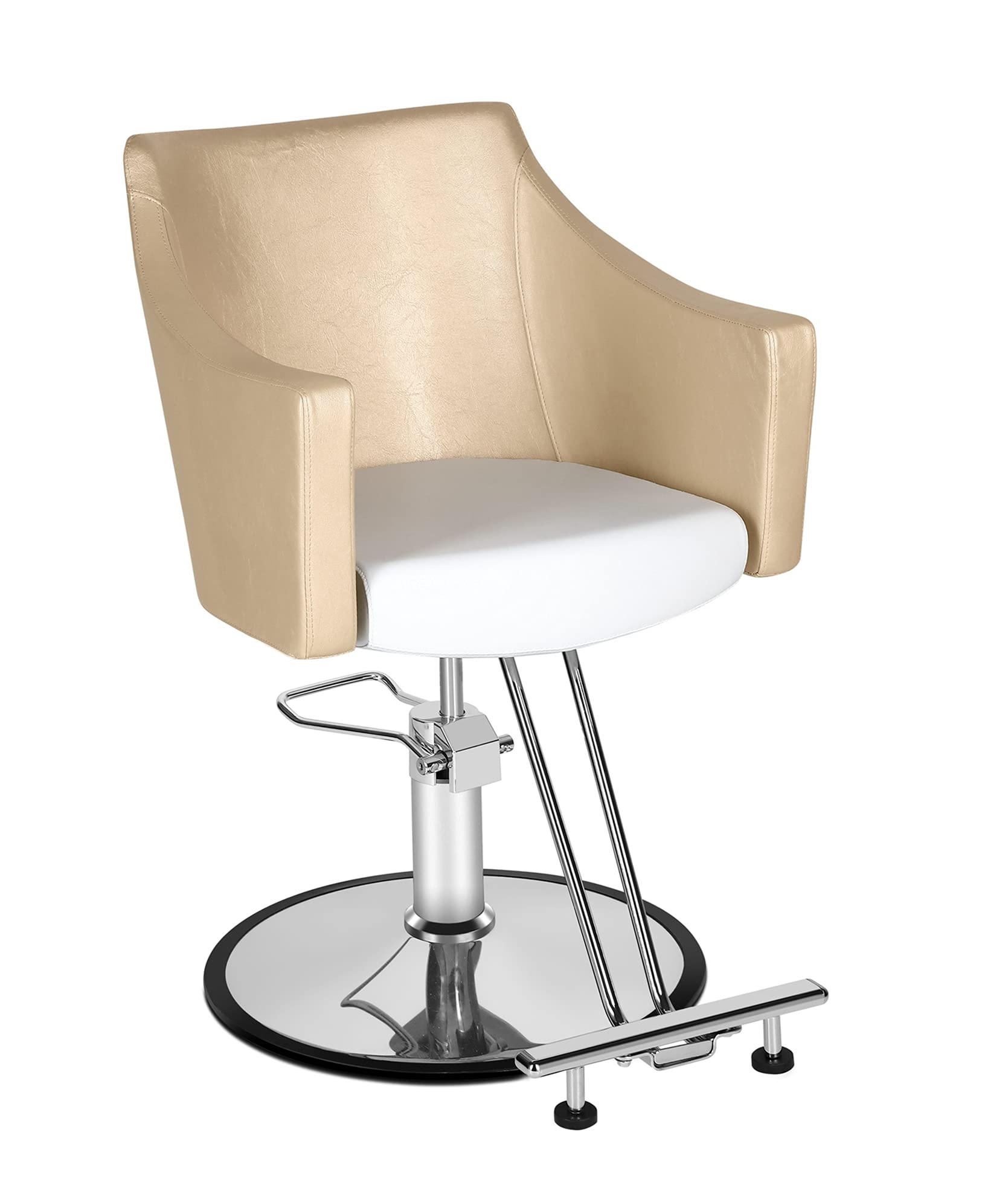 Professional Hydraulic Barber Styling Chair - Adjustable Salon Hair Cutting Chair with Footrest for Beauty & Barber Shops | Perfect for Haircuts, Styling & Shampooing