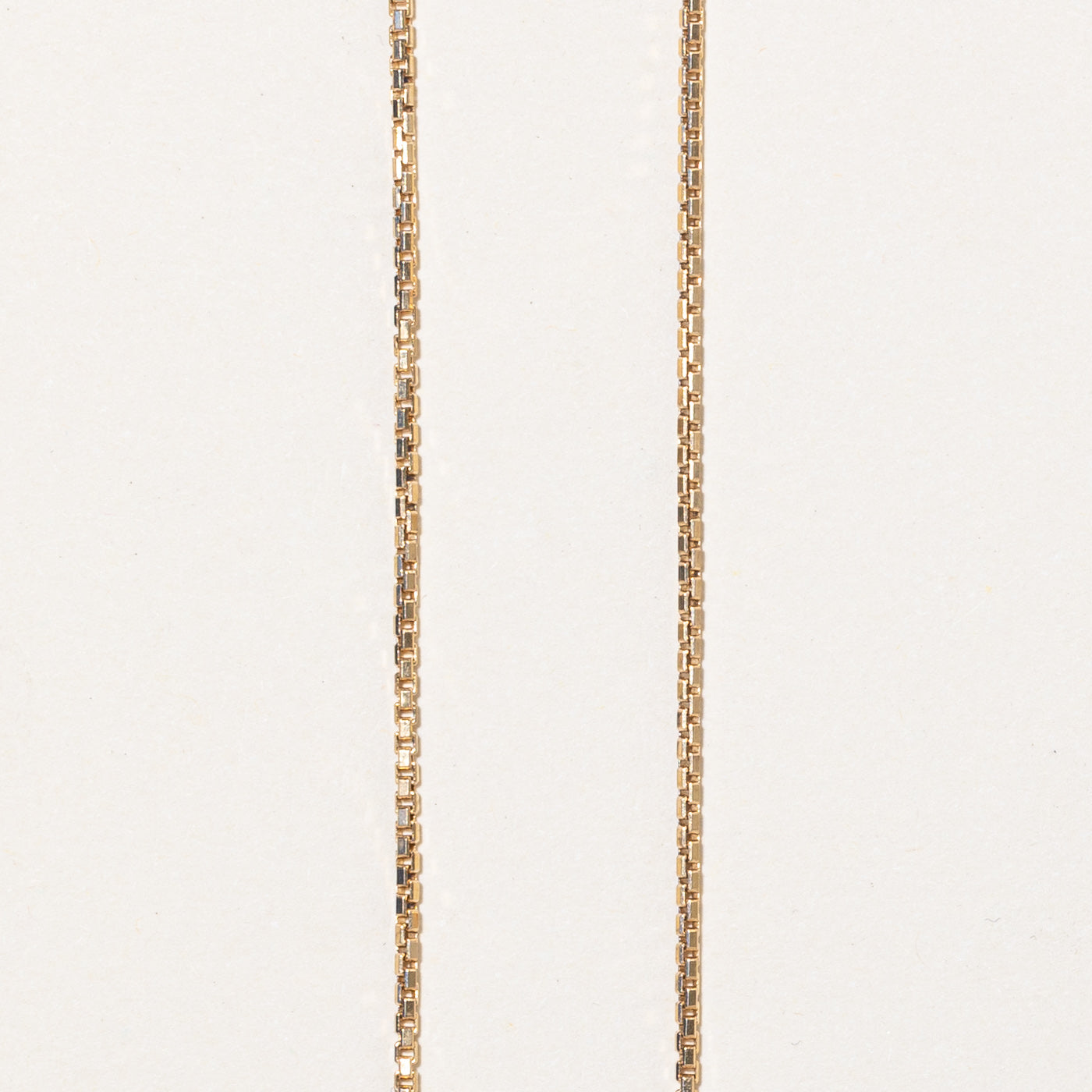 10K Yellow Gold Box Link Chain Necklace - 18 Inch Solid Gold Rope Chain for Men & Women - Perfect for Layering, Gifting & Everyday Wear