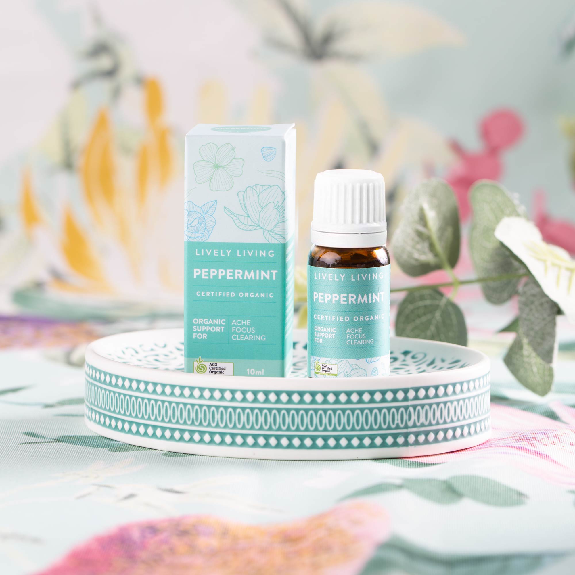 Organic Peppermint Essential Oil 10ml - 100% Pure Natural Aromatherapy Oil for Relaxation, Stress Relief & Headache Relief - Perfect for Diffusers, Massage & DIY Skincare