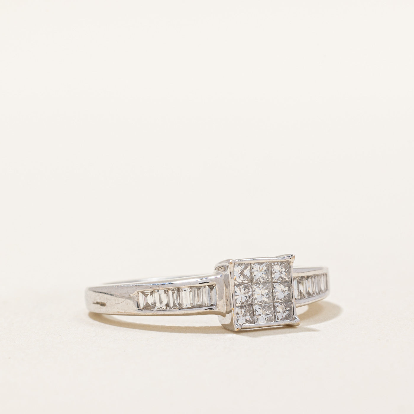 0.50ctw Diamond Cocktail Ring for Women - Size 6.5 | Elegant Cubic Zirconia Wedding Band, Anniversary Gift | Perfect for Evening Parties, Date Nights & Special Occasions