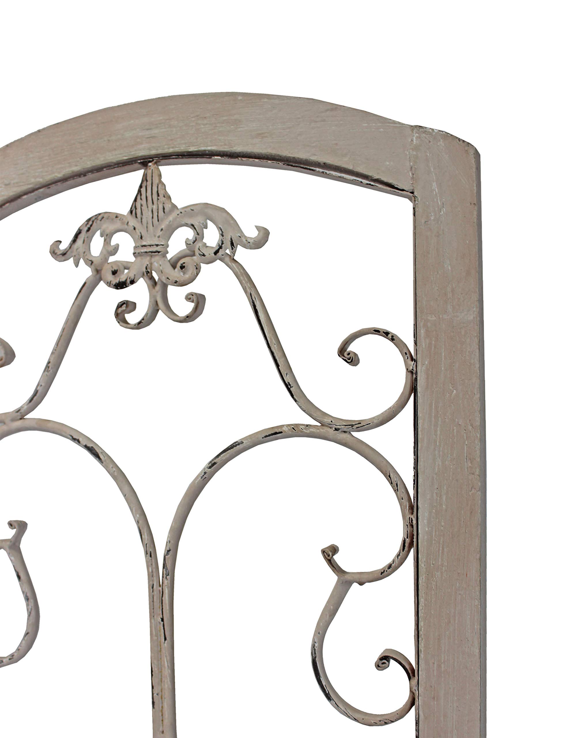 Screen Gems Del Rio SG-250 Beige Room Divider - Washable White Folding Privacy Screen for Home, Office & Event Spaces | Perfect for Room Separation, Decoration & Temporary Walls