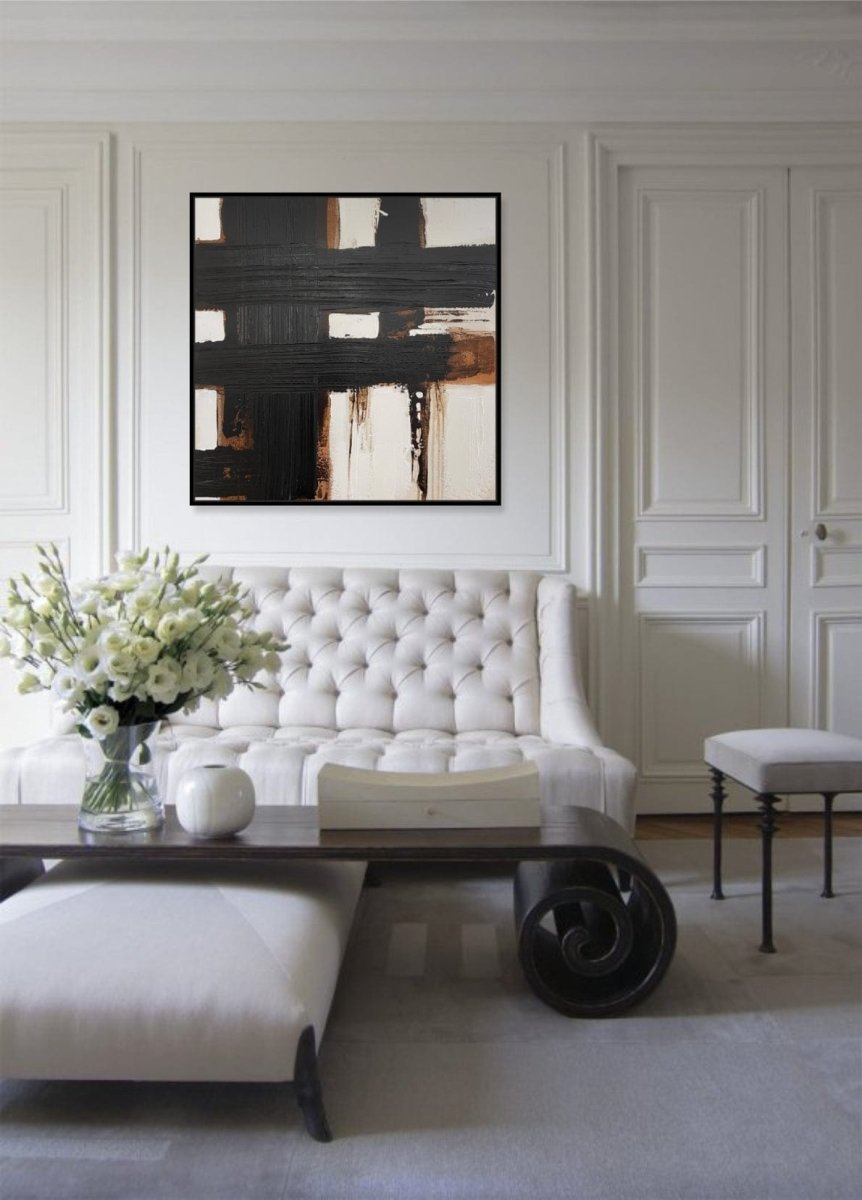 Dark Grid - Stylish and Durable Mesh Design for Home Decor, Office Organization & DIY Projects | Perfect for Shelving, Room Dividers & Wall Art