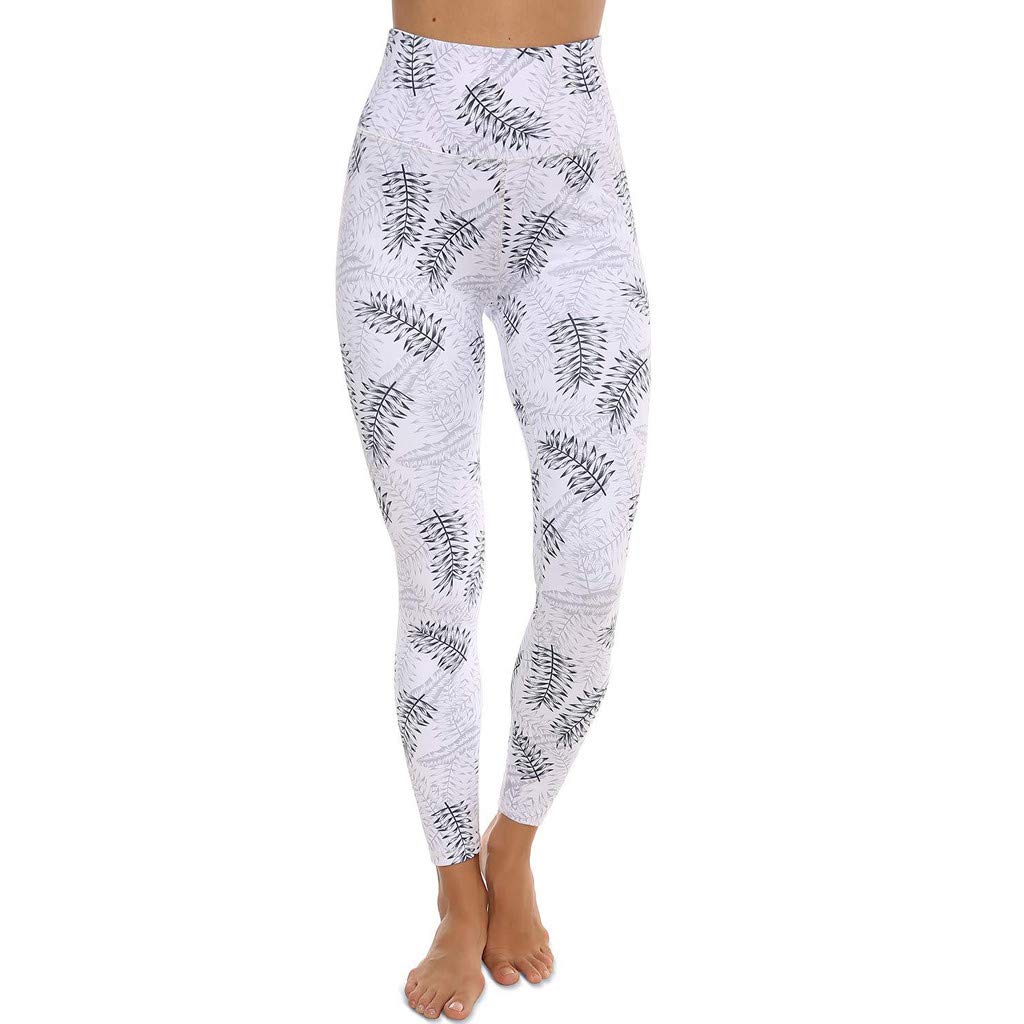 High Waisted Yoga Leggings for Women - Tummy Control Workout Running Pants with 4-Way Stretch - Perfect for Yoga, Gym, Running & Everyday Wear