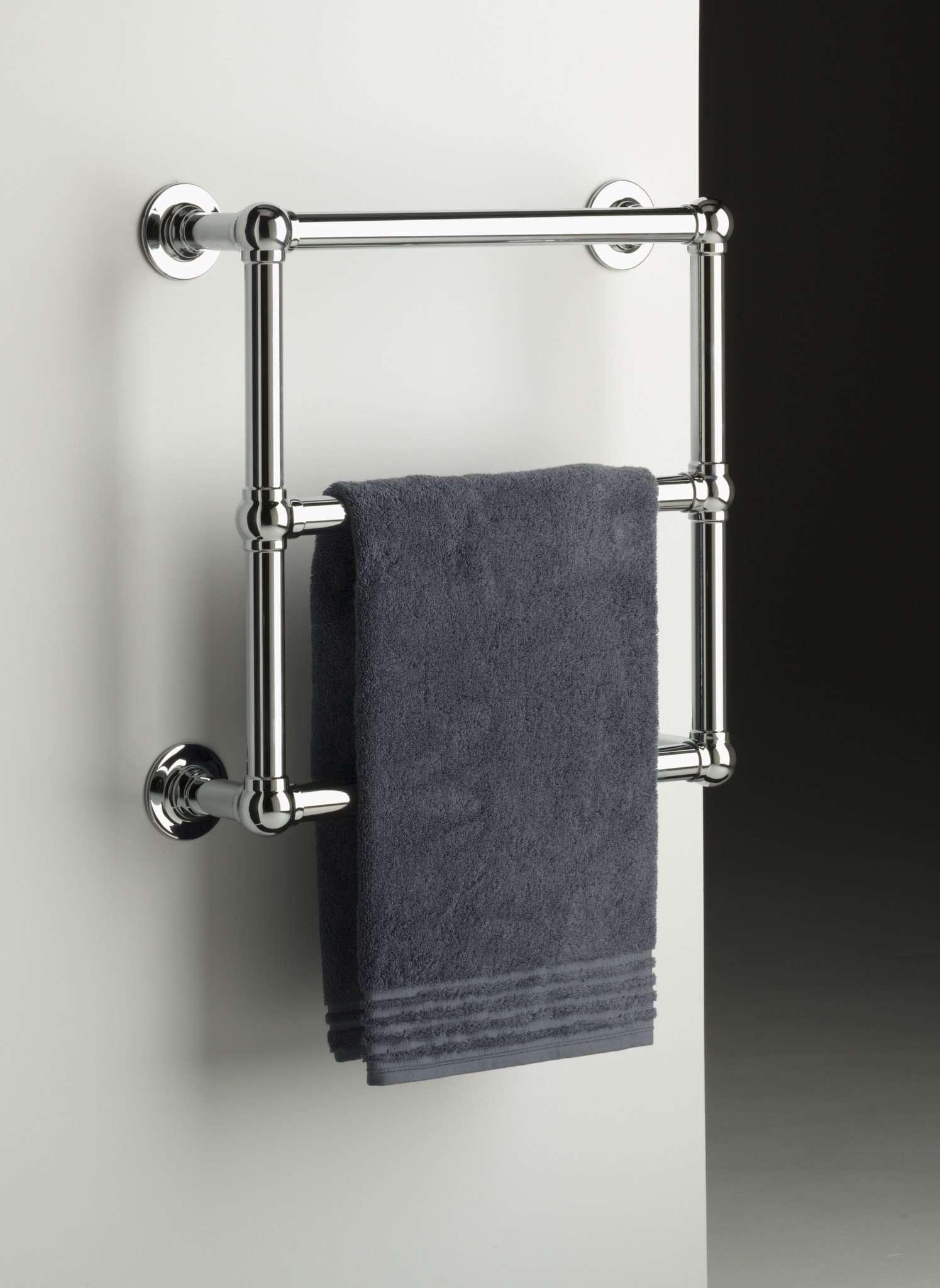 Sterlingham Stourton 3-Rail Wall Mount Hardwired Towel Warmer - 22