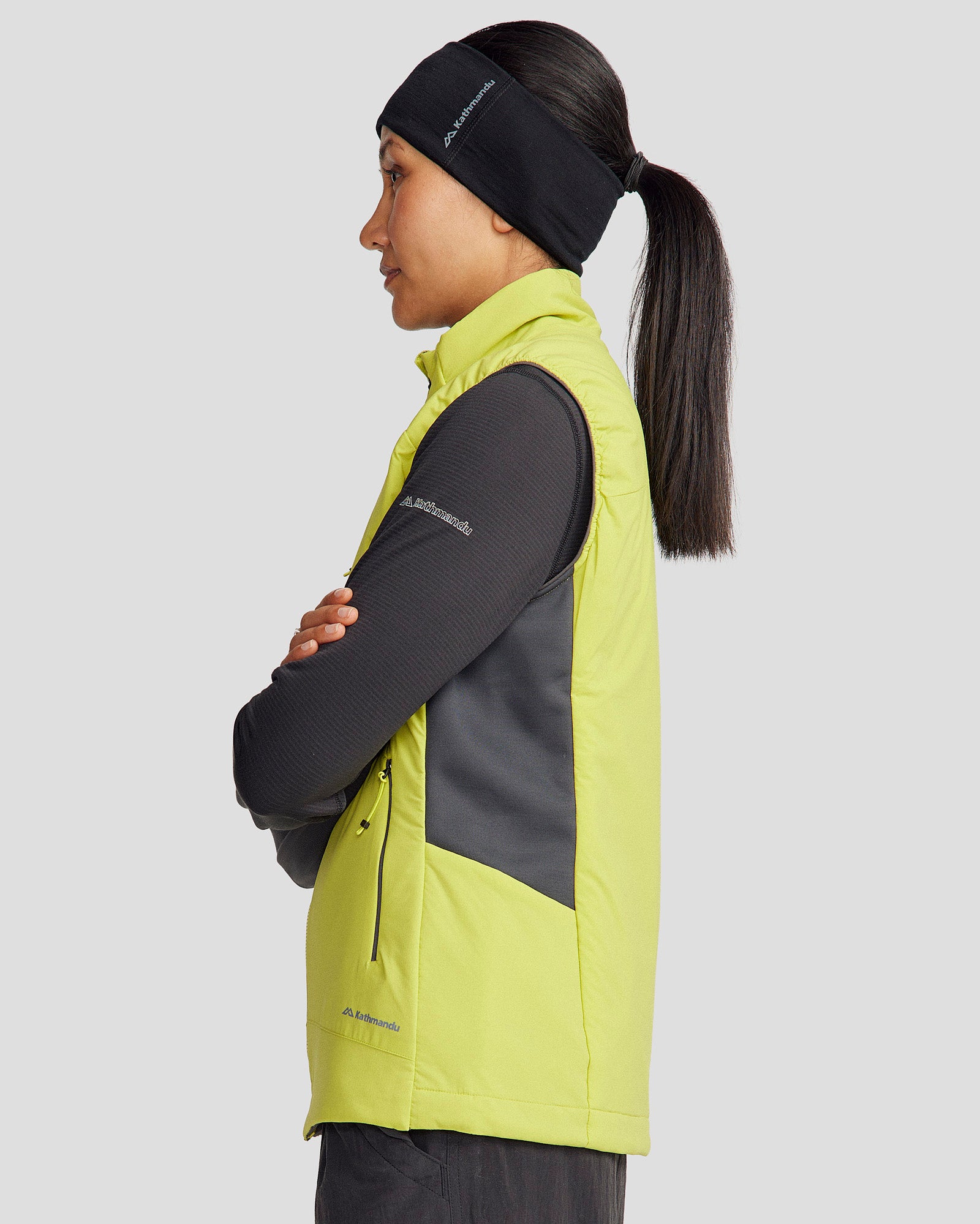 Women's Seeker PrimaLoft® Active Vest - Lightweight Insulated Jacket for Outdoor Sports (Hiking, Running, Camping) - Bright Moss Color