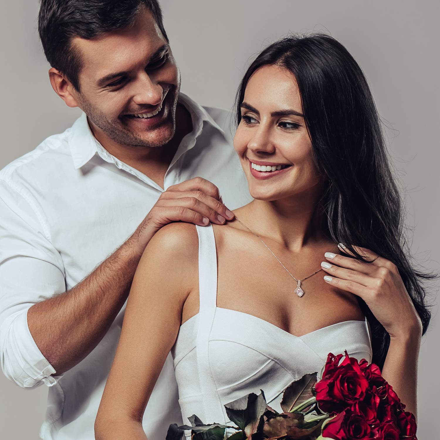 Alluring 'The Day I Met You' Necklace - Romantic Gift for Future Wife, Fiancée & Couples with Message Card & Gift Box | Birthday, Anniversary & Wedding Gift Idea for Her | Perfect for Proposals, Date Nights & Special Occasions