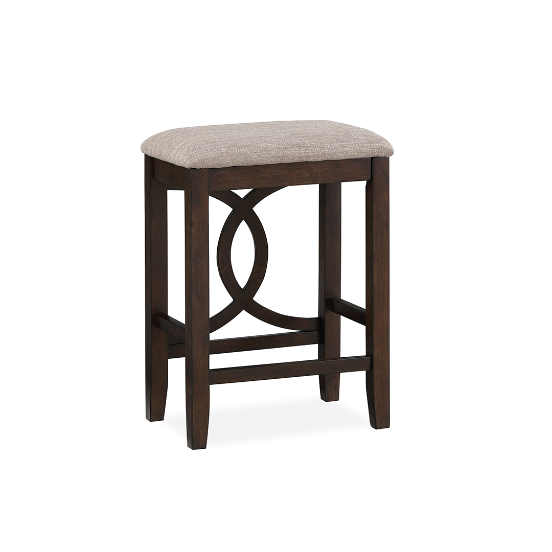 Bella Sofa Table with 2 Stools - Cherry Wood Console Table Set for Living Room, Entryway & Small Spaces - Perfect for Coffee, Books & Decor