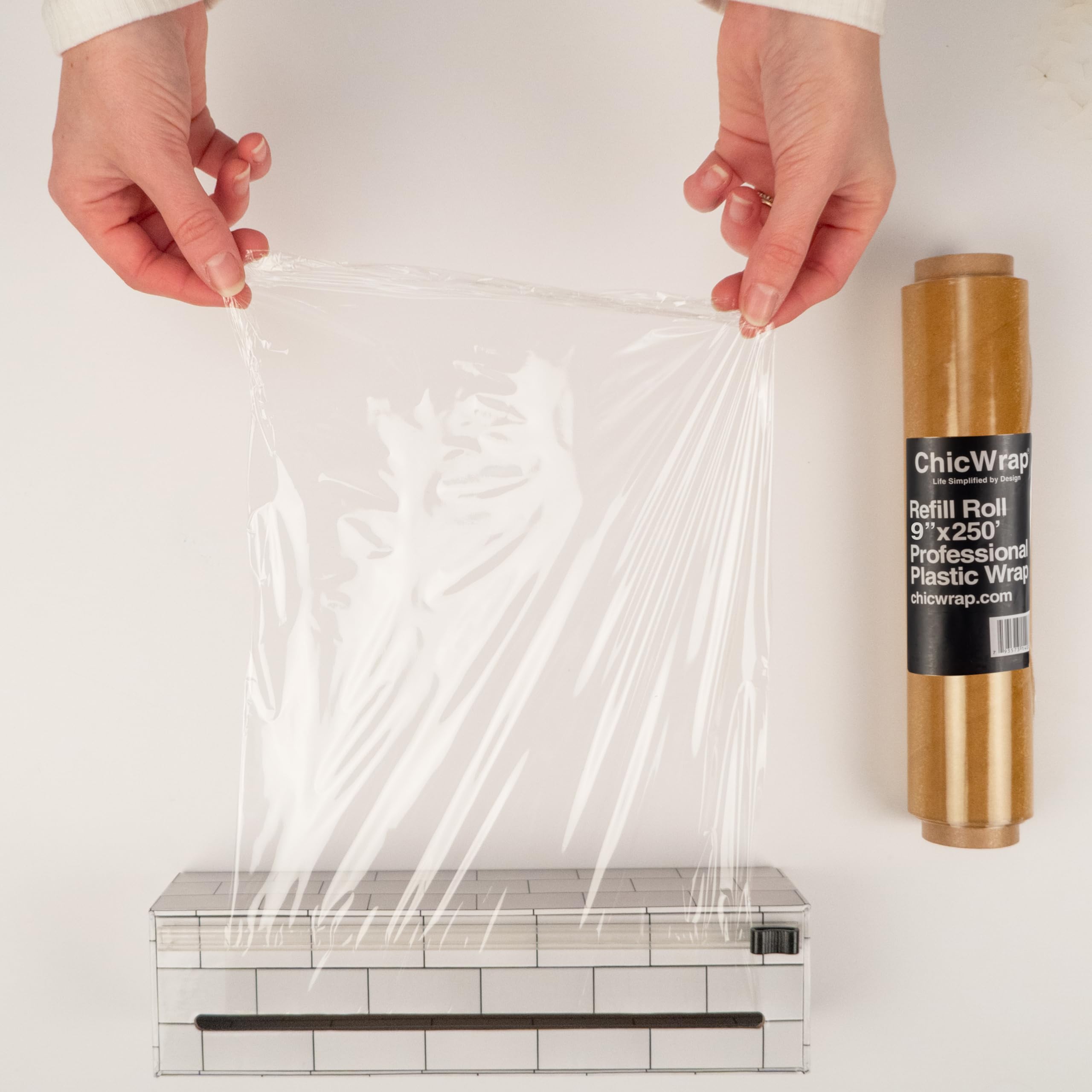 ChicWrap Professional Grade Plastic Wrap - Extra Small Refill Roll 9