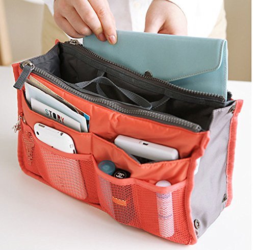 KTM Healthcare Sapphire Blue Makeup Bag - 12 Colors, Travel Organizer for Women & Men - Perfect for Cosmetics & Phone Storage