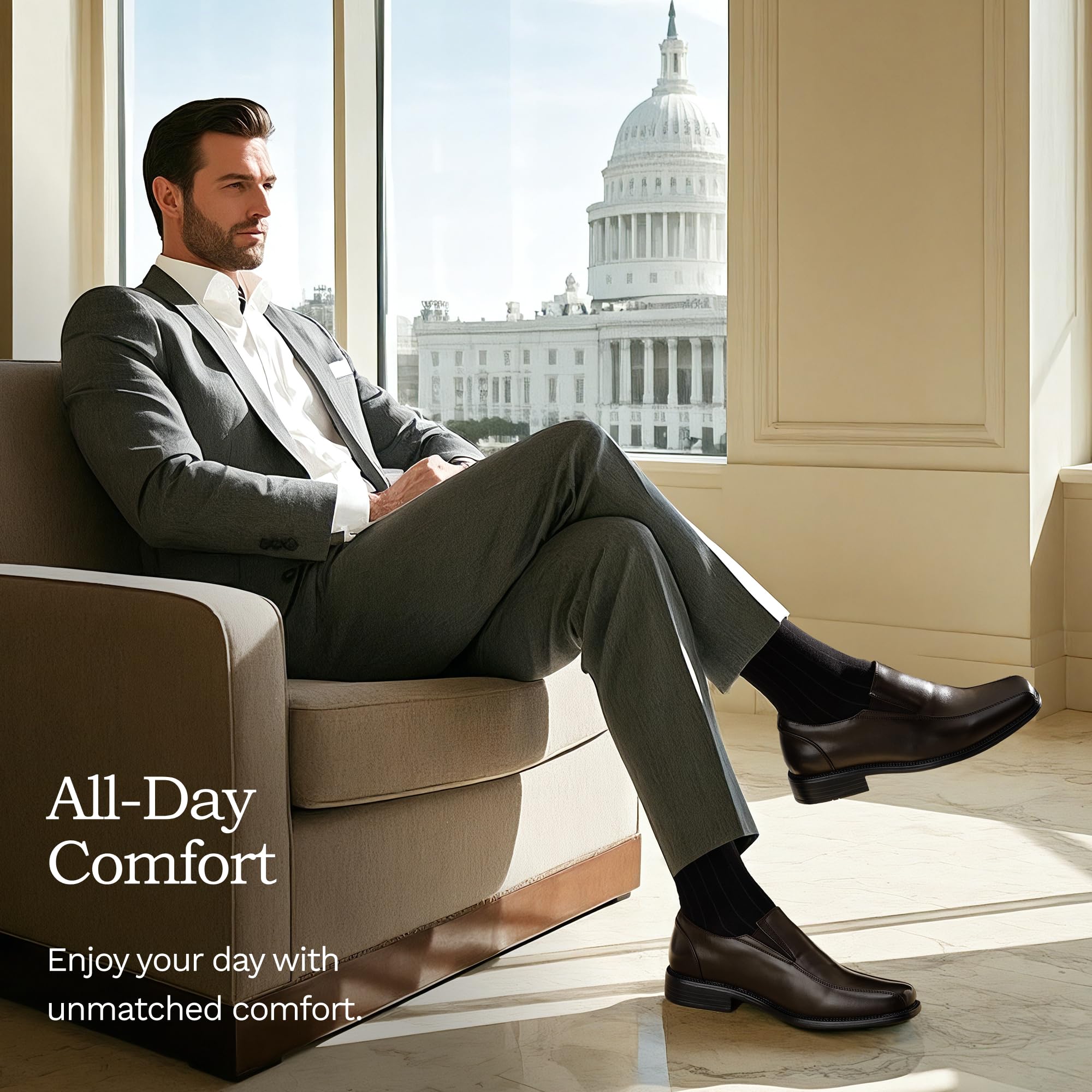 Bruno Marc Men's Slip-On Loafers - Comfortable Dress Shoes for Business & Formal Occasions | Office, Wedding & Party Wear