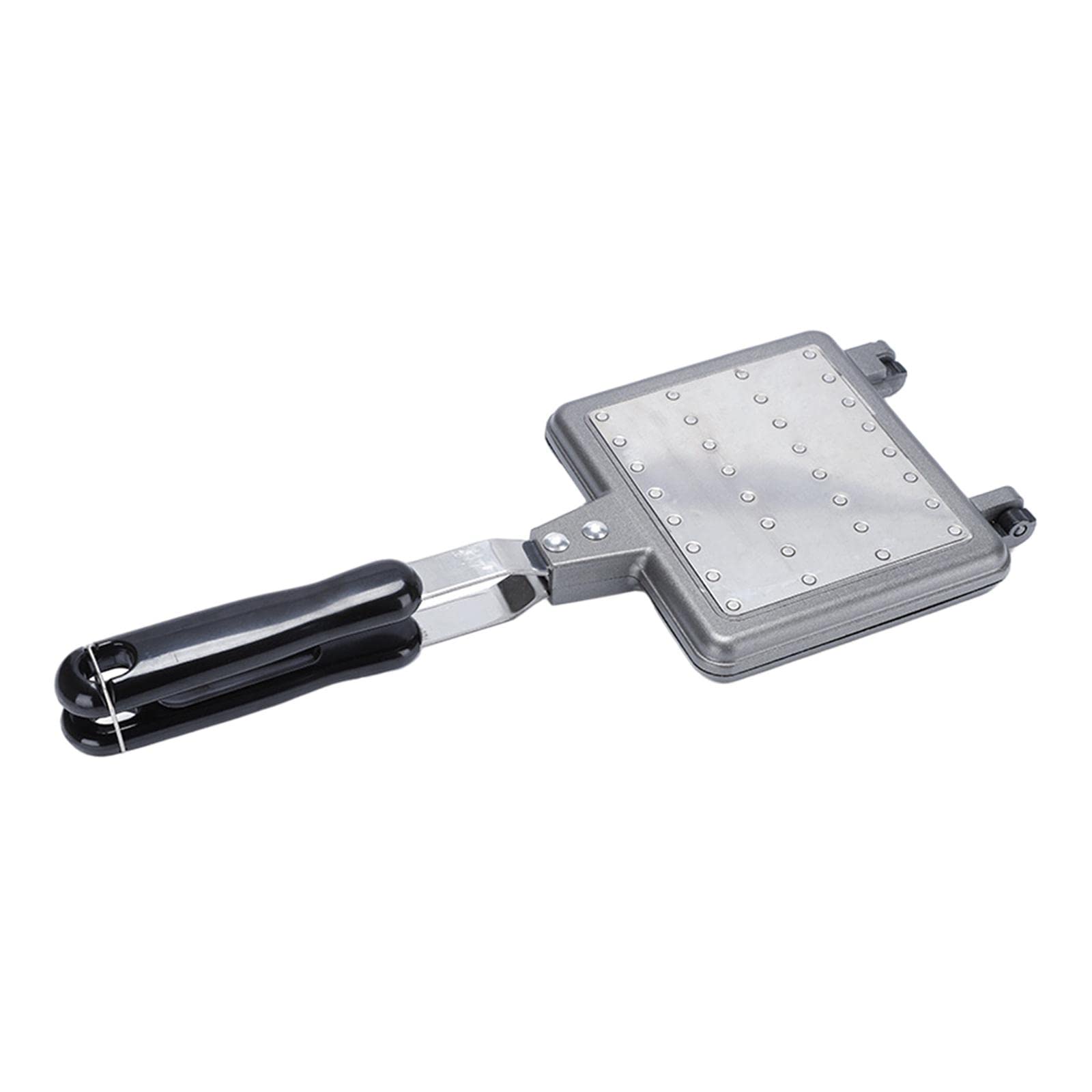 FAKEME Single Head Waffle Maker - Non-Stick Easy Clean Portable Waffle Iron Pan for Pancakes, Cakes & Breakfast - Perfect for Home Kitchen, Camping & Quick Breakfast Cooking