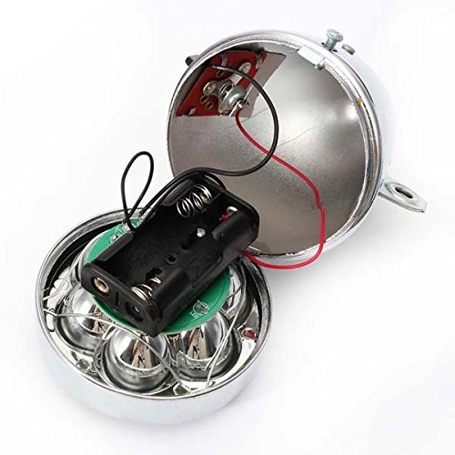 Vintage Retro Bicycle Headlight - 7 LED Bike Front Light with Adjustable Bracket for Fixie, Cruiser & Commuter Bikes | Perfect for Night Riding & Urban Cycling Safety