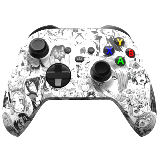 Custom Ahegao Design Xbox Series X & One S Controller - Wireless Gaming Pad for Xbox Consoles - Perfect for Competitive Gaming & Streaming